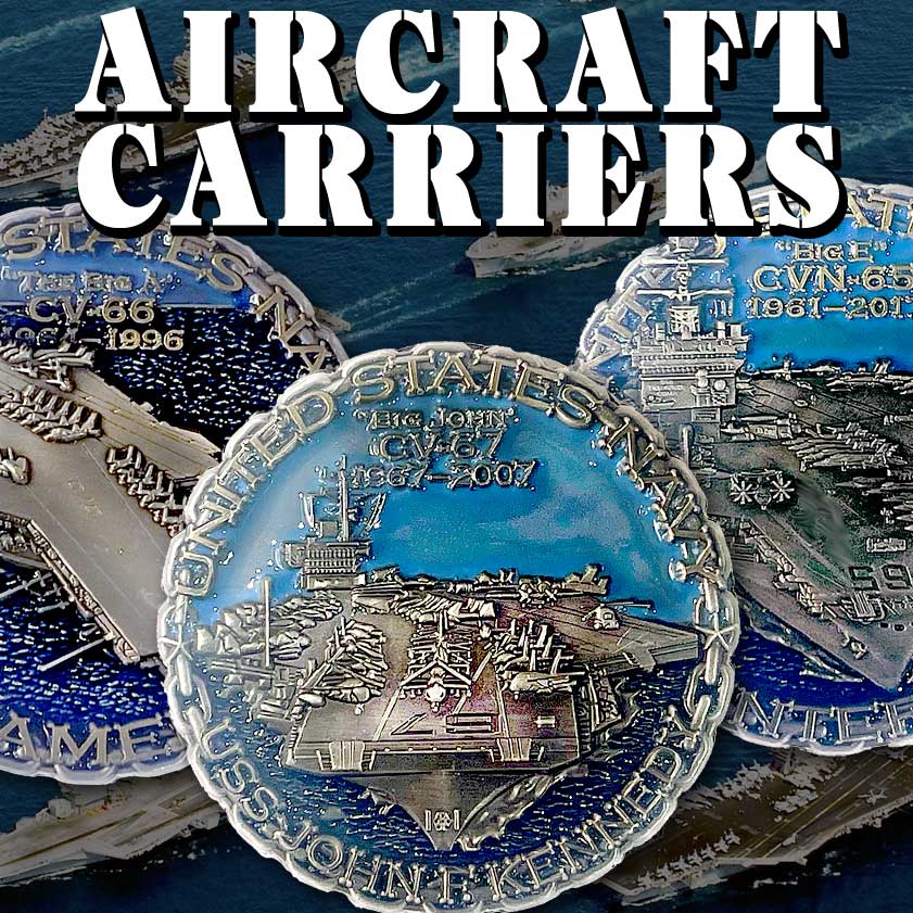 Aircraft Carriers Coins