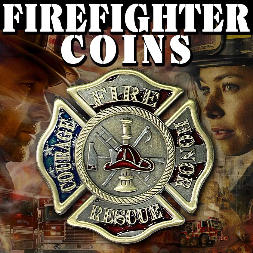 Firefighter Coins
