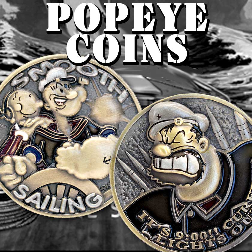 Popeye the Sailor Coins
