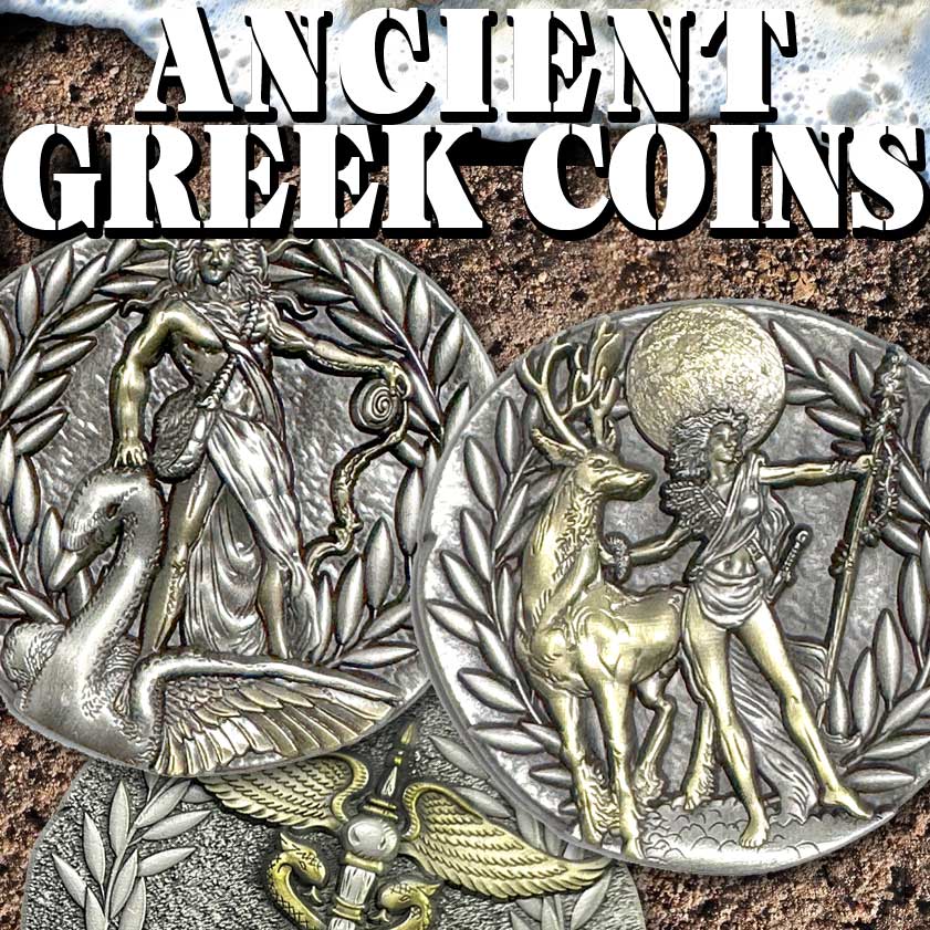 Ancient Greek God Coins