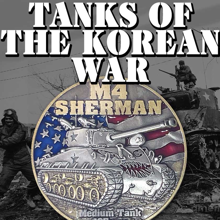 Tanks of the Korean War Coins