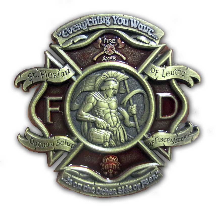 St. Florian Patron Saint of Firefighters Collectible Lapel Pin