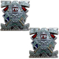 Hazmat Firefighter Glow in the Dark Collectible Challenge Coin