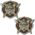 Men of Fire 9-1-1 Fire Rescue Honor Courage Squad Firefighter Coin