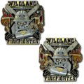 Wildland Drip Torch Fire and Axes Firefighter Collectible Challenge Coin