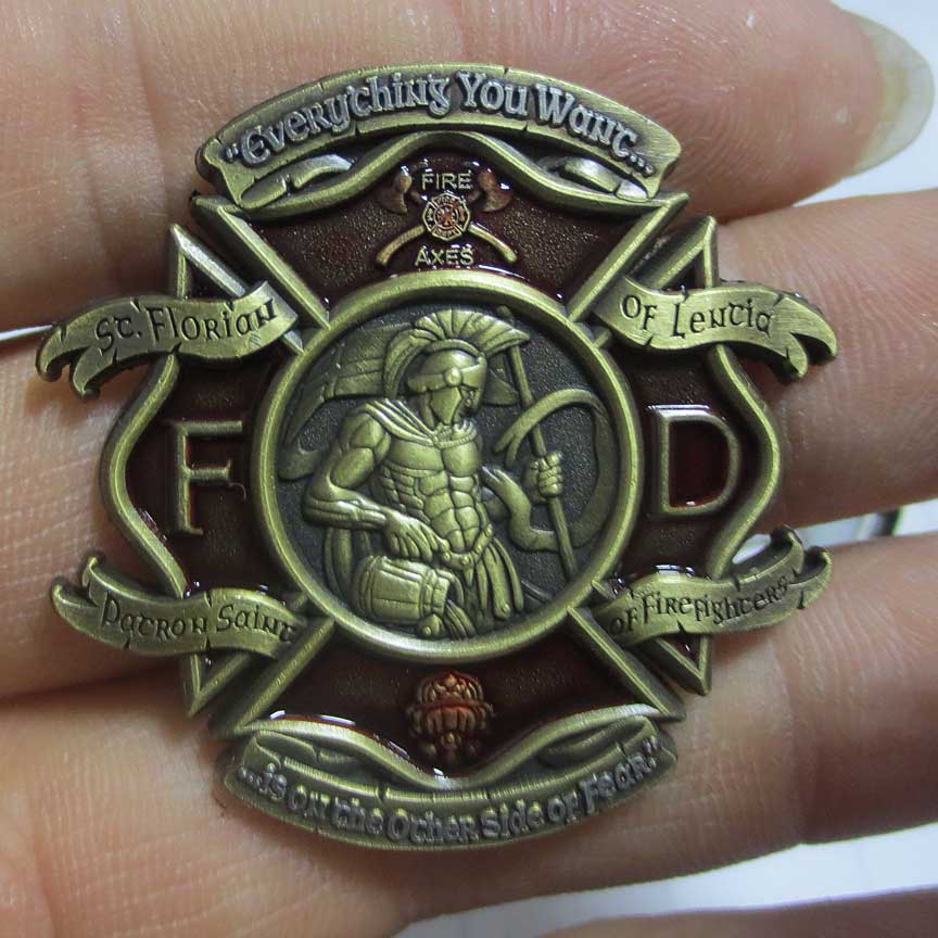 St. Florian Patron Saint of Firefighters Collectible Lapel Pin