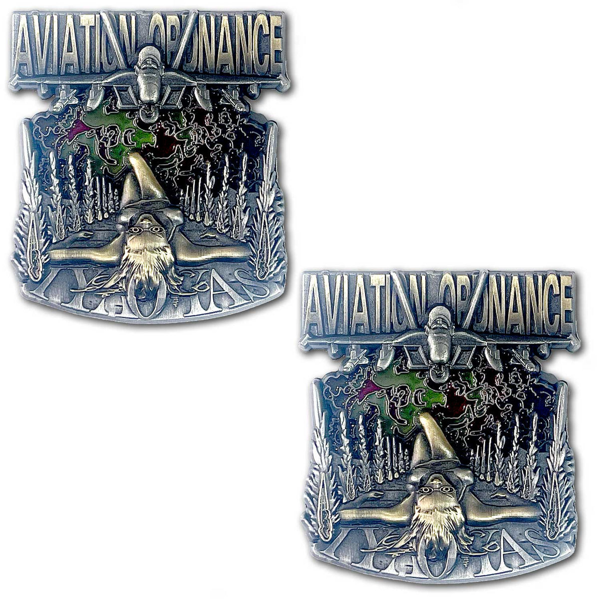 IYAOYAS Aviation Ordnance Classic Pin Up Girls Collectible Challenge Coin