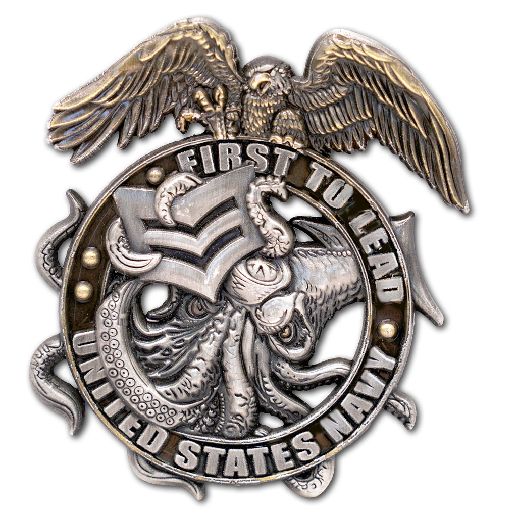 US Navy First To Lead Petty Officer 1st Class Challenge Coin