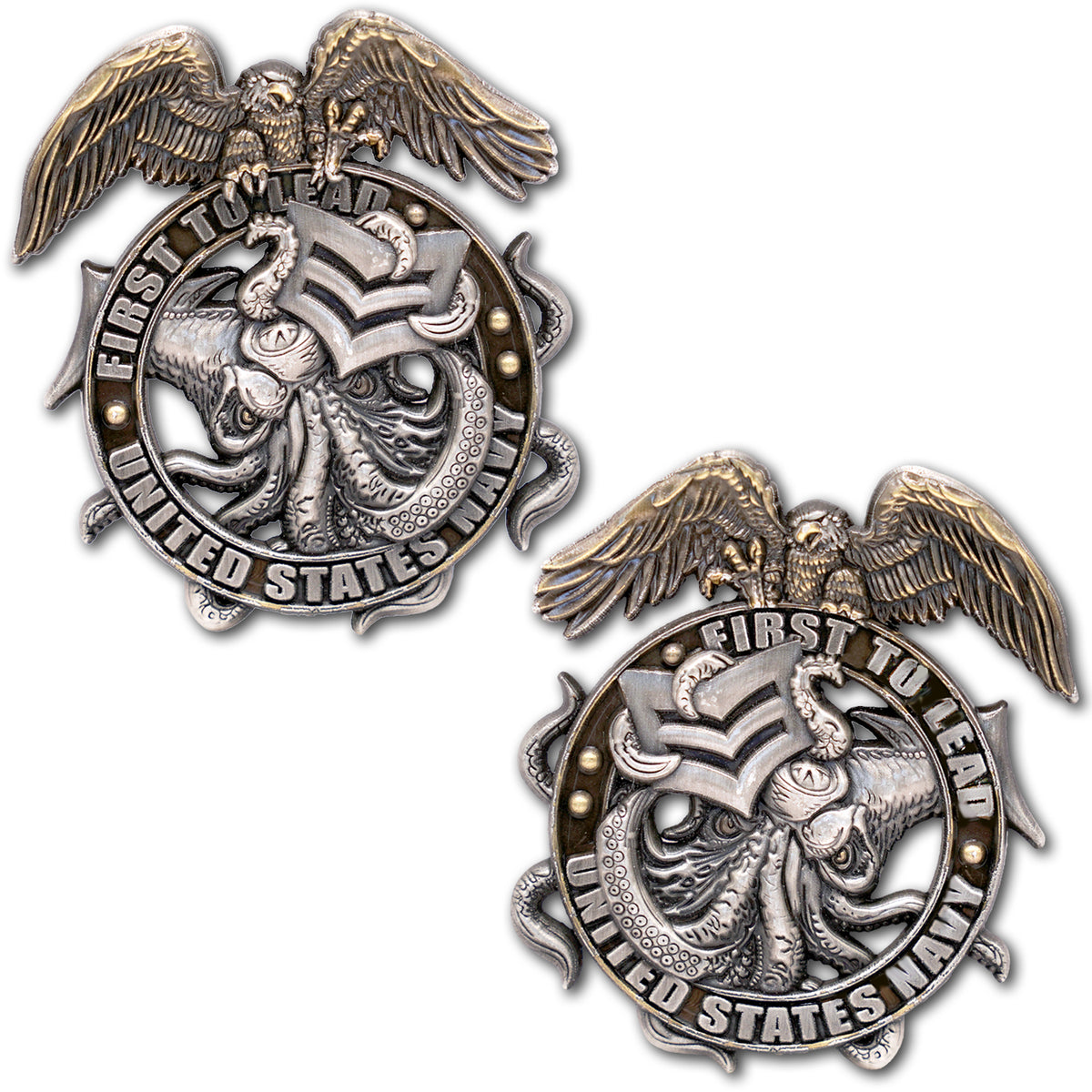 US Navy First To Lead Petty Officer 1st Class Challenge Coin