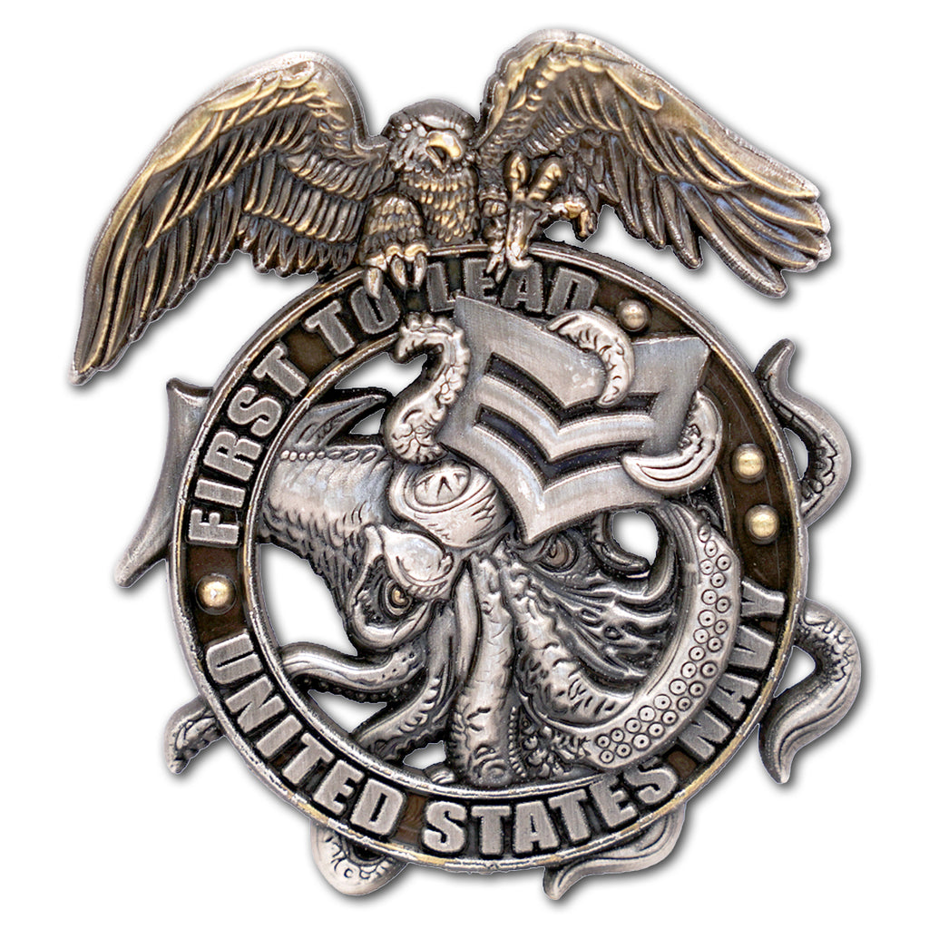 US Navy First To Lead Petty Officer 1st Class Challenge Coin