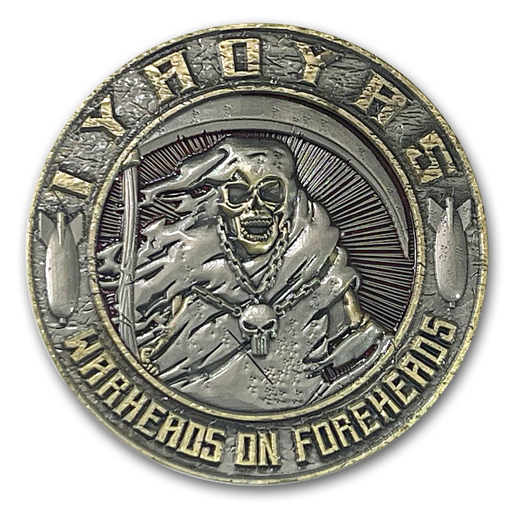 IYAOYAS Warheads On Foreheads Collectible Challenge Coin