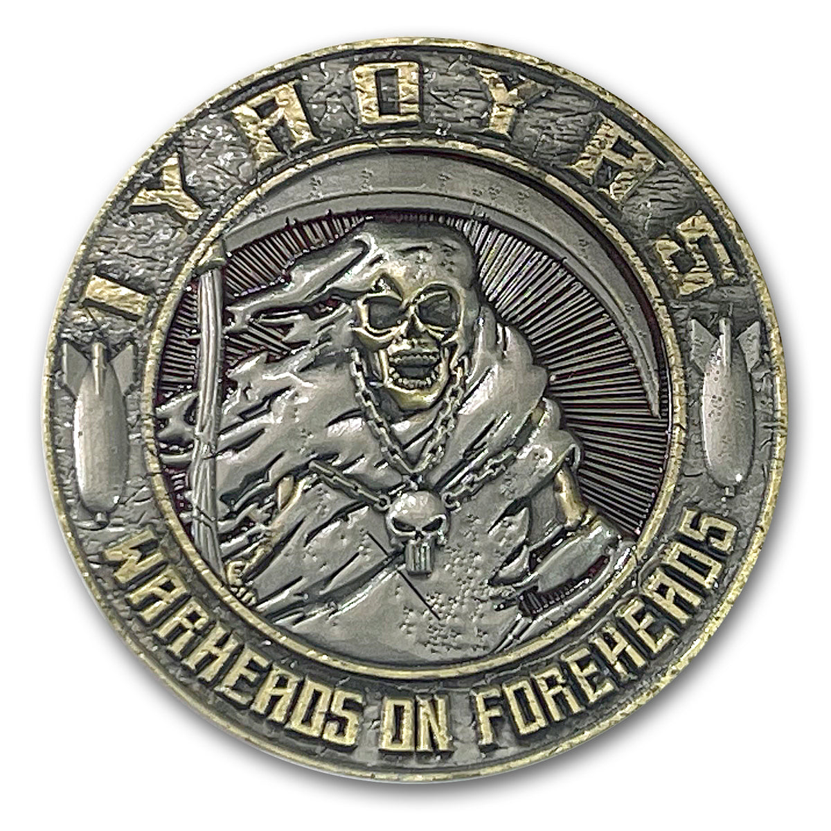 IYAOYAS Warheads On Foreheads Collectible Challenge Coin