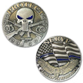 Protect and Serve We The Few For We The People Police Challenge Coin