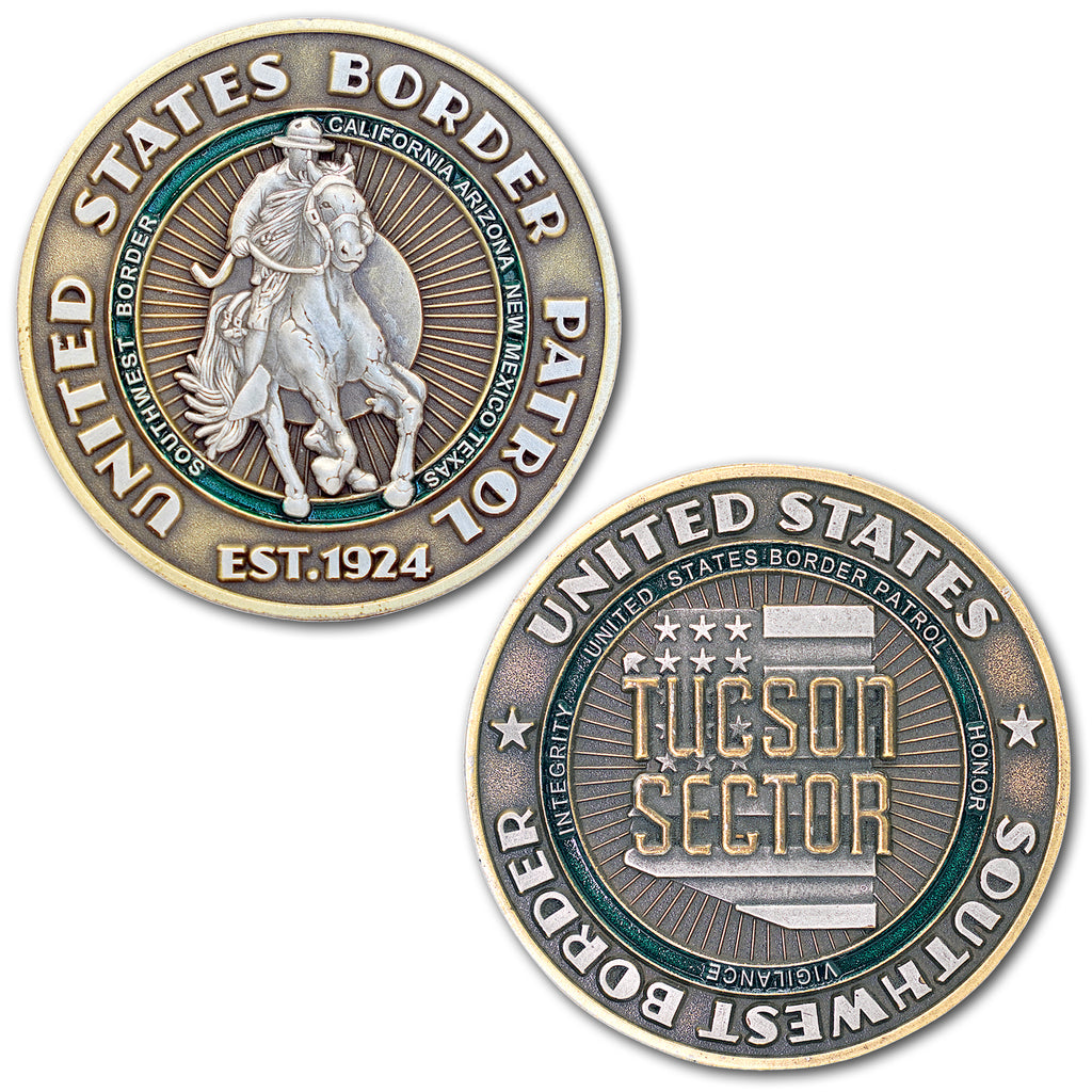 US Border Patrol Arizona Challenge Coin