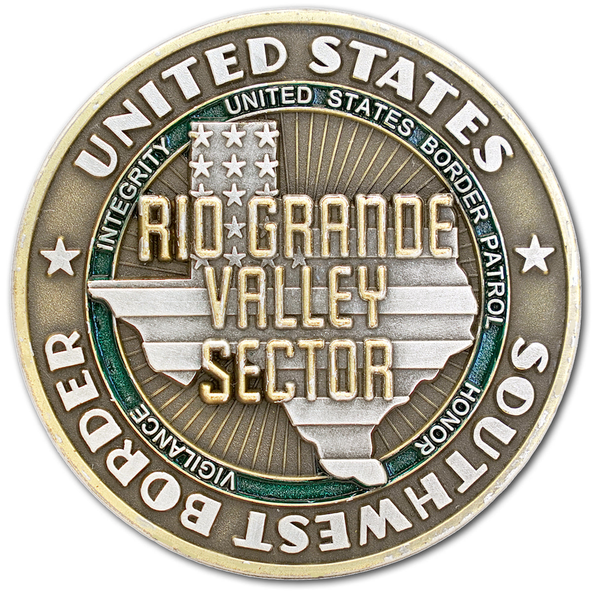US Border Patrol Texas Challenge Coin