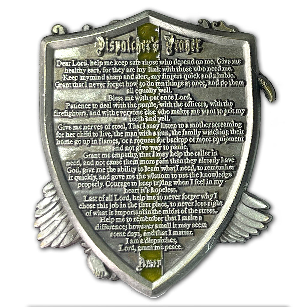 St Gabriel Patron Saint Of Police Dispatchers Collectible Prayer Challenge Coin