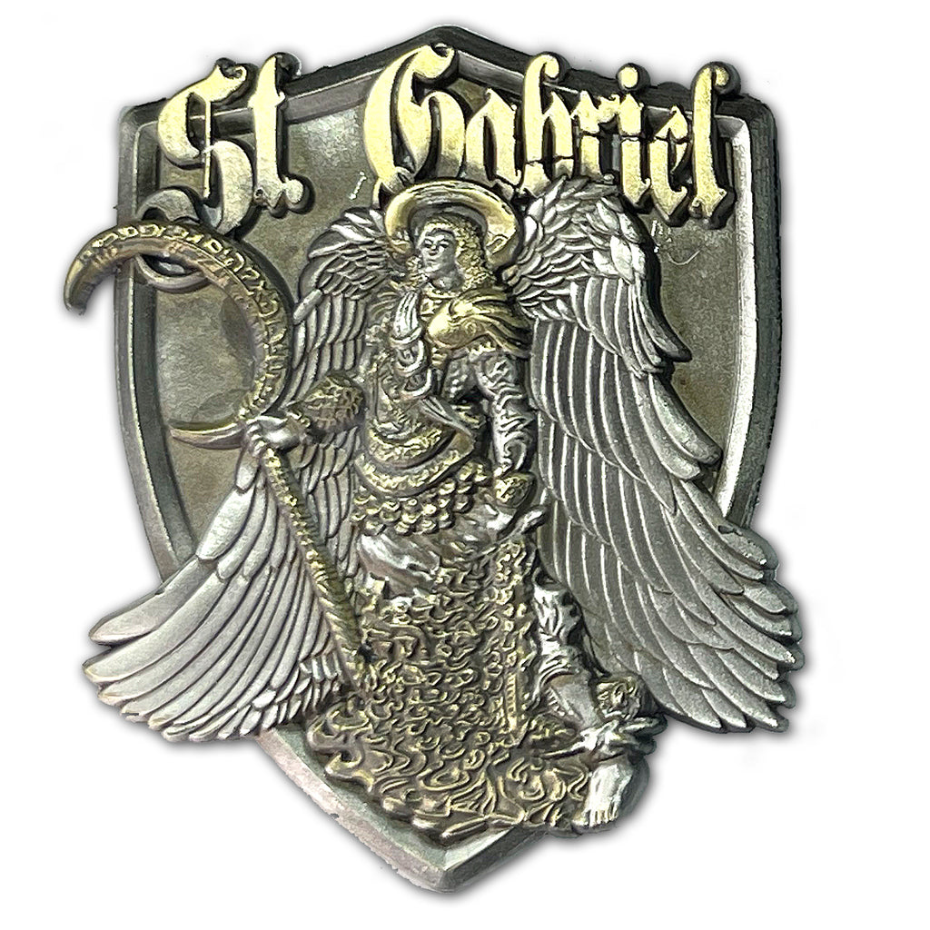 St Gabriel Patron Saint Of Police Dispatchers Collectible Prayer Challenge Coin