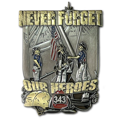 9/11 Memorial September 11th Never Forget Our Heroes 3 Inch Collectible Challenge Coin
