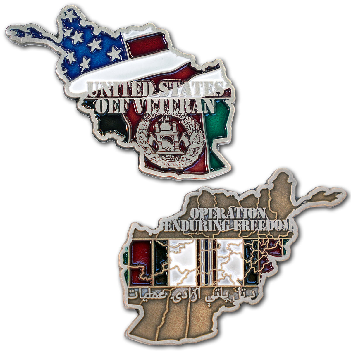 Operation Enduring Freedom OEF Veteran Collectible Challenge Coin