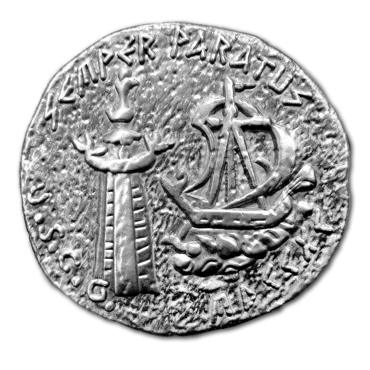 USCG Semper Paratus Ancient Liberty Coast Guard Veteran Collectible Challenge Coin