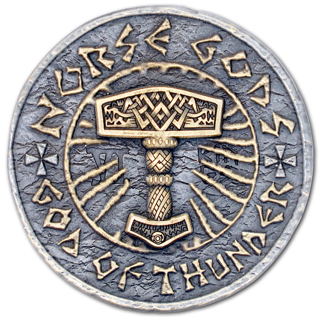 Thor Viking Norse God of Thunder Collectible Challenge Coin