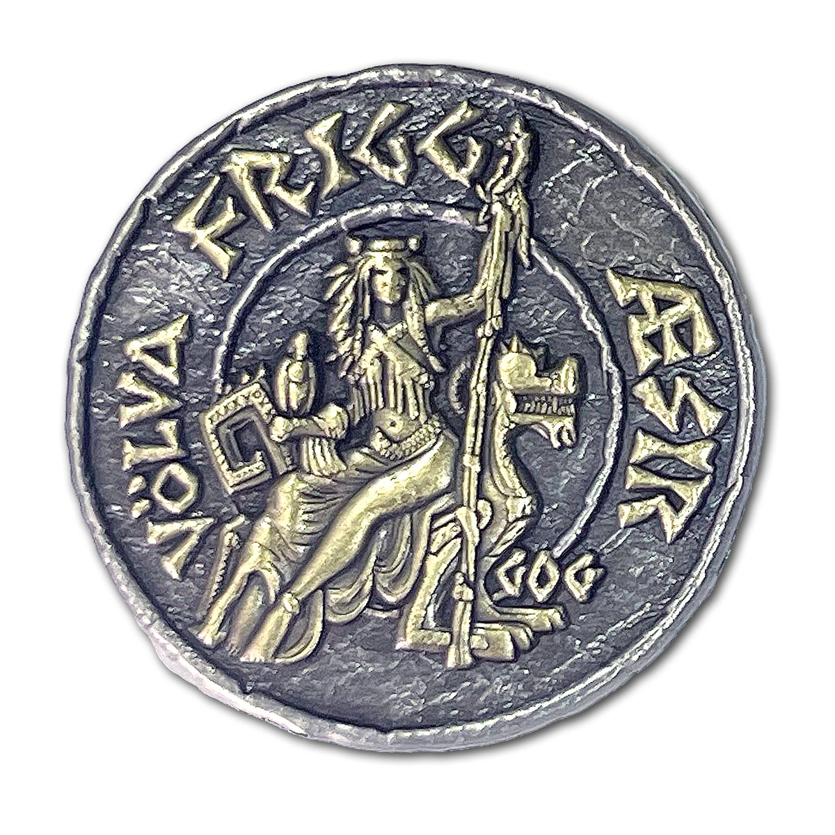 Frigg Viking Norse Mother Goddess Collectible Challenge Coin