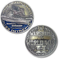 USS Intrepid CV-11 Aircraft Carrier World of Warships Collectible Challenge Coin