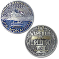 USS Monaghan DD-354 Destroyer Warships of World War 2 Collectible Challenge Coin