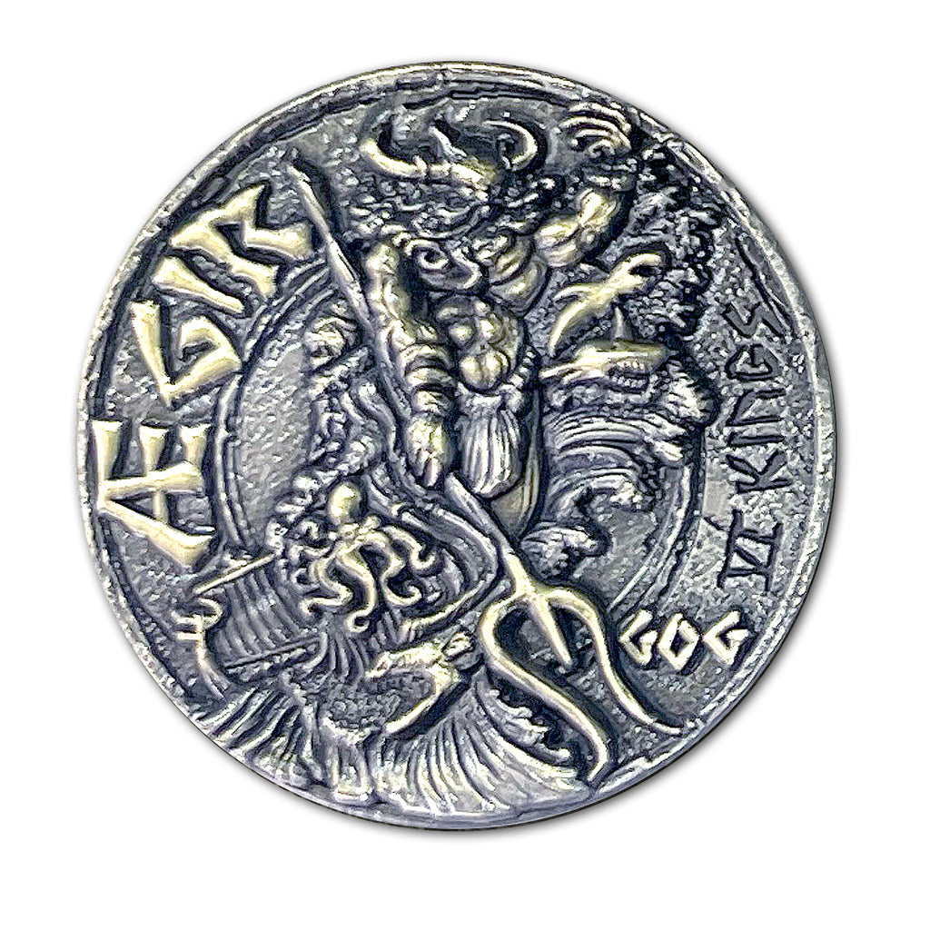Aegir Viking Norse God Jötun Ruler of The Seas Ancient Collectible Coin