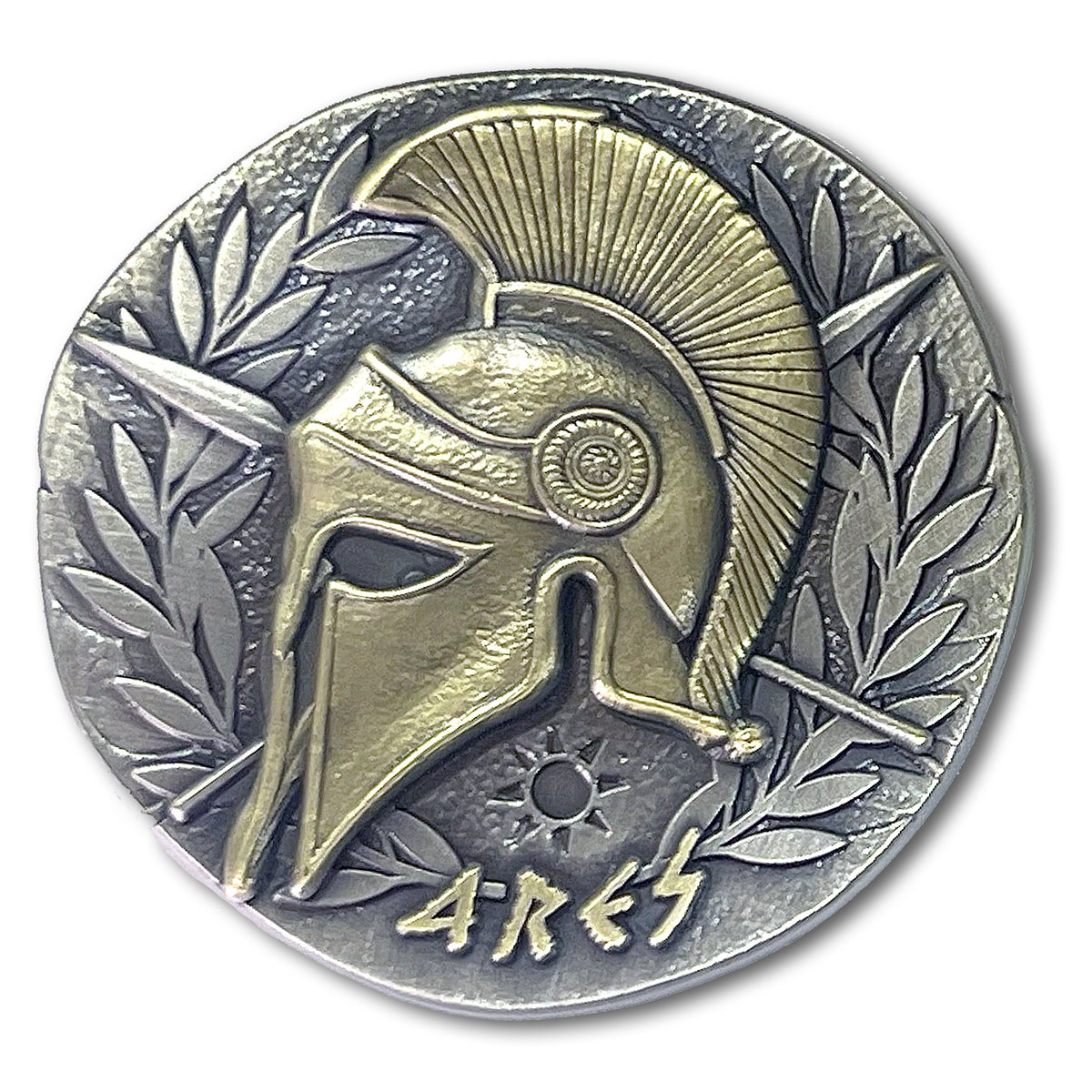 Ares Greek God of War and Cruelty Ancient Collectible Coin