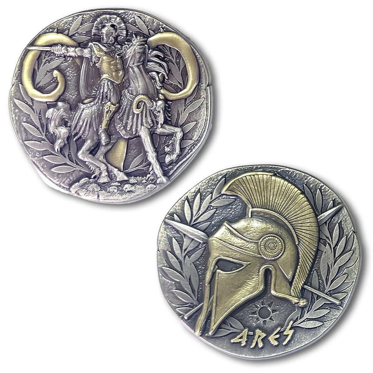 Ares Greek God of War and Cruelty Ancient Collectible Coin