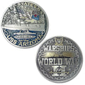 USS Arizona BB-39 Battleship Warships of World War 2 Collectible Challenge Coin