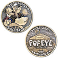Popeye The Sailor Smooth Sailing Navy Coast Guard Collectible Flip Challenge Coin