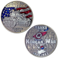 M24 Chaffee 75mm Light Tanks of The Korean War Collectible Challenge Coins