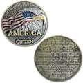 US Citizen Declaration of Independence Patriot Collectible Challenge Coin