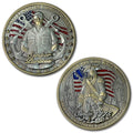 US Coast Guard Veteran’s Day Patriotic Collectible Military Challenge Coin