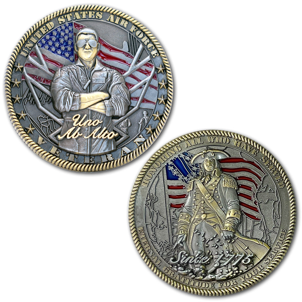 US Air Force Veteran’s Day Patriotic Collectible Military Challenge Coin