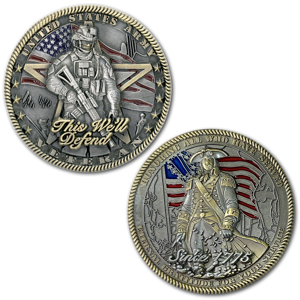 Army Veteran’s Day Collectible Challenge Coin