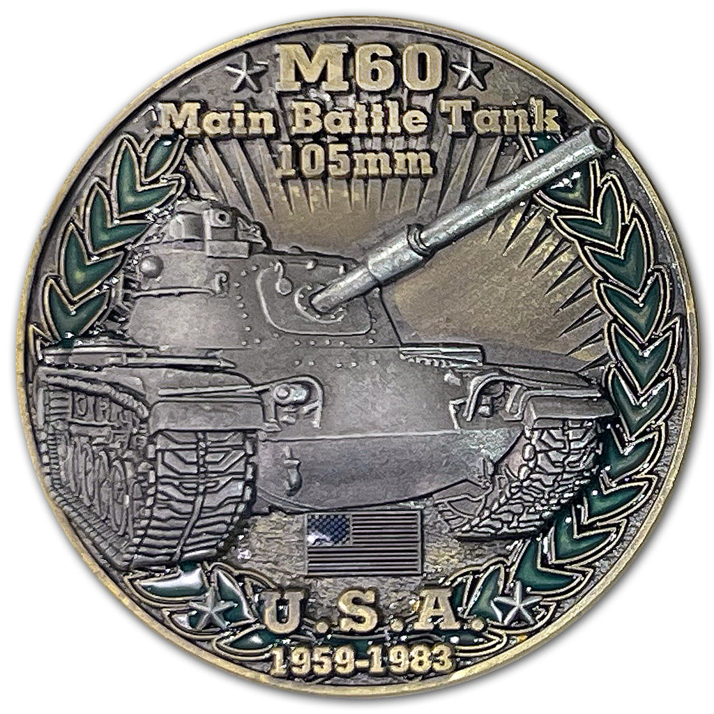 M60 MBT Medium Battle Tank USA Cold War Combatants Challenge Coin