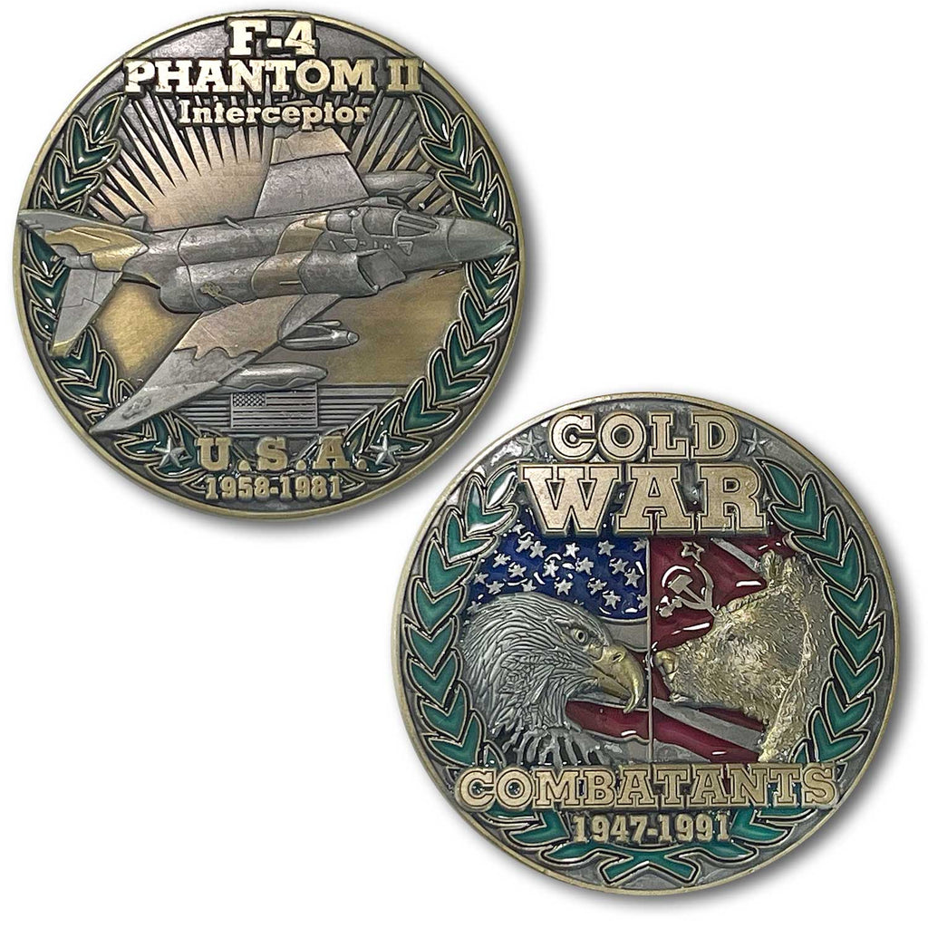 F-4 Phantom II USA Cold War Combatants Challenge Coin