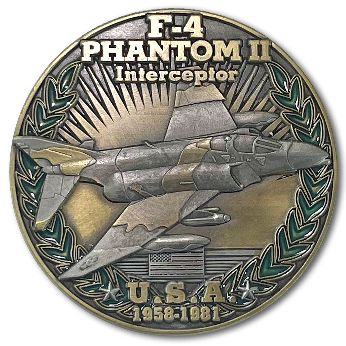 F-4 Phantom II USA Cold War Combatants Challenge Coin