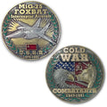 MiG-25 Foxbat USSR Cold War Combatants Challenge Coin