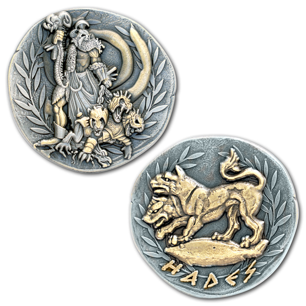 Hades God Of The Underworld Greek God Ancient Collectible Coin