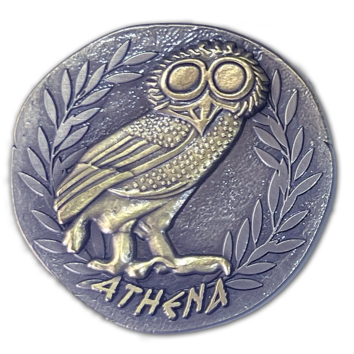 Athena Goddess Of Wisdom and Combat Greek God Ancient Collectible Coin
