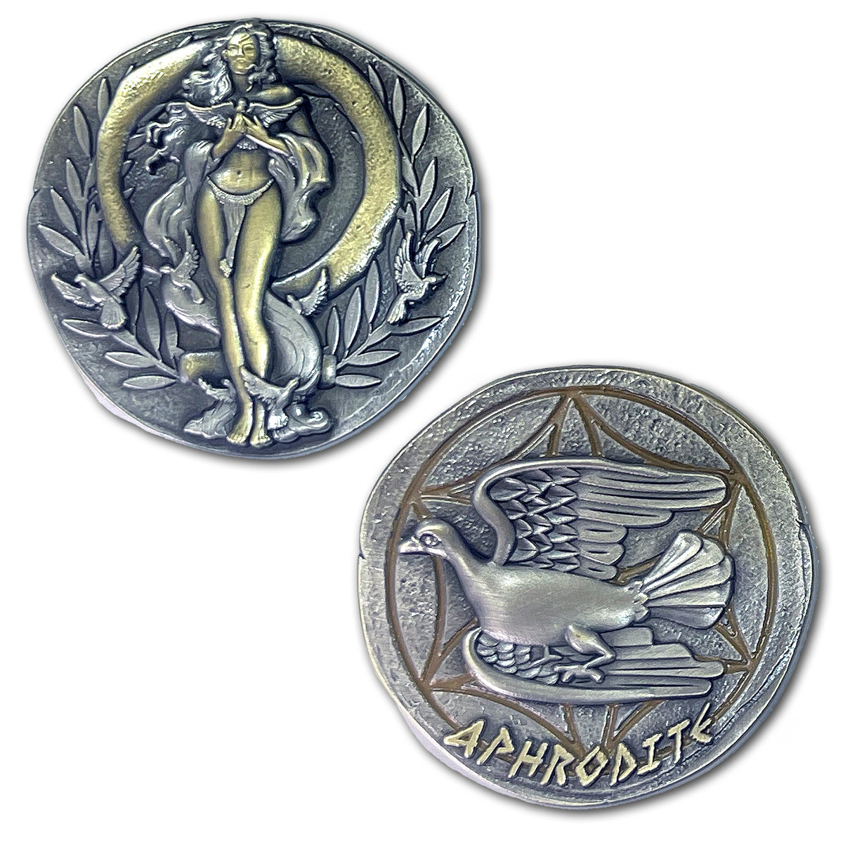 Aphrodite God Of Love And Beauty Ancient Collectible Coin