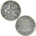 The Lord’s Prayer Matthew 6:9-13 Gospel Biblical Prayer Token Coin