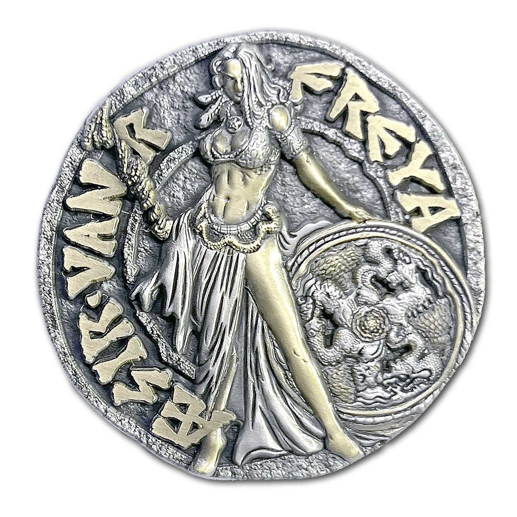 Freyja Viking Goddess of Love, Beauty, Fertility, Sex, War Ancient Collectible Coin