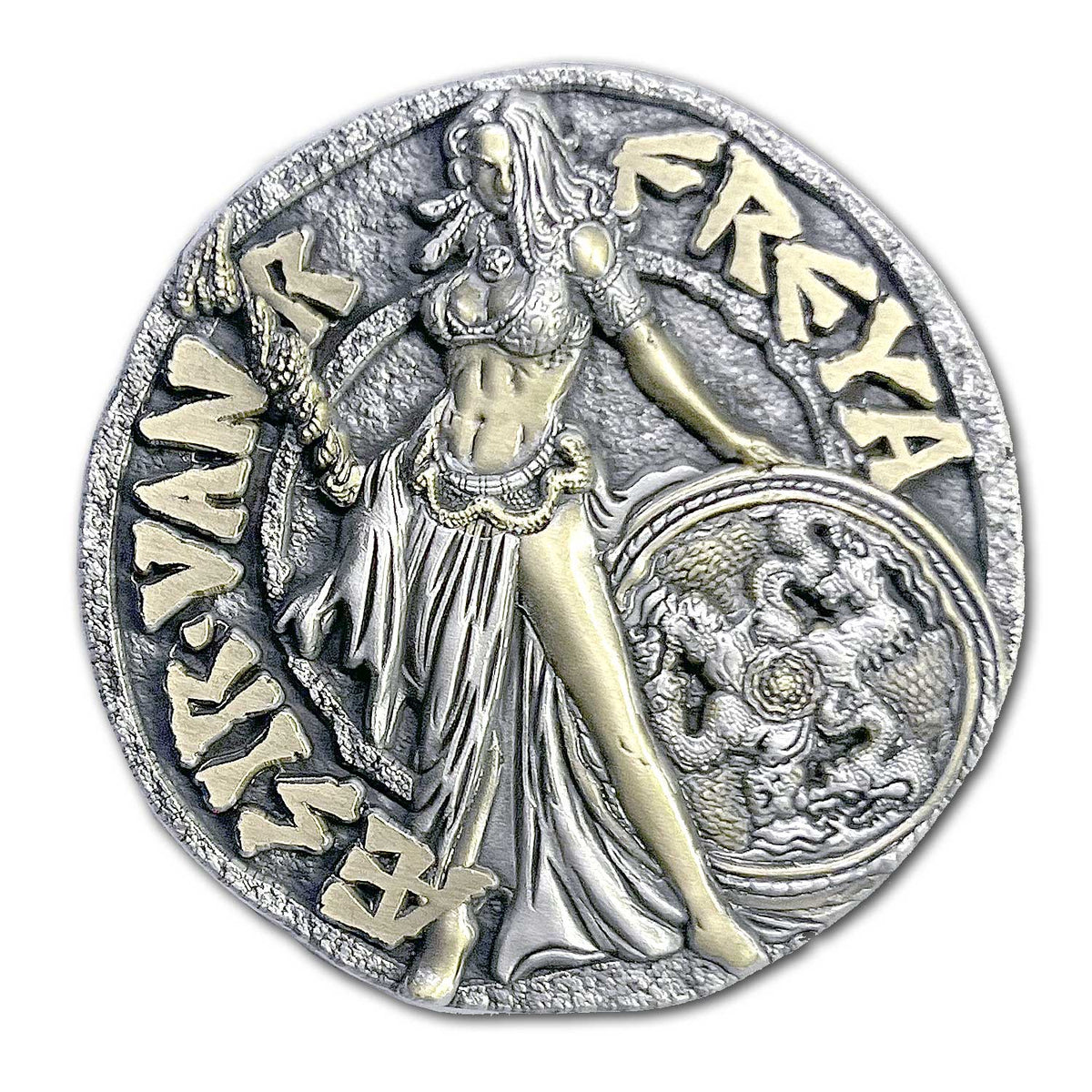 Freyja Viking Goddess of Love, Beauty, Fertility, Sex, War Ancient Collectible Coin