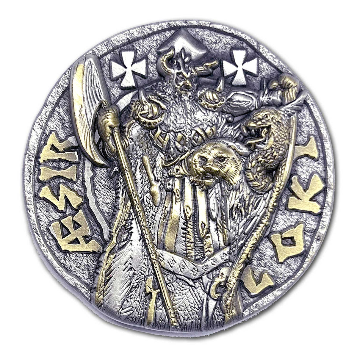 Loki Viking Norse God of Mischief and Chaos Ancient Collectible Coin