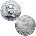Admiral Bull Halsey Great American Heroes Sterling Silver Clad Collectible Challenge Coin